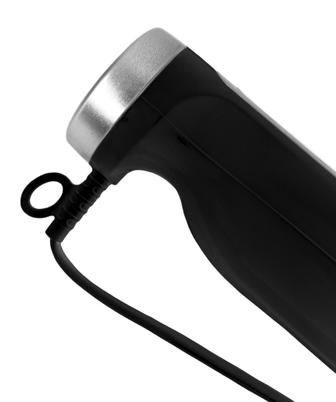 BATIDORA, PIE ACERO INOX, 2 VELOCIDADES, 1000 W, PICA HIELO, NEGRO, (SYTECH)