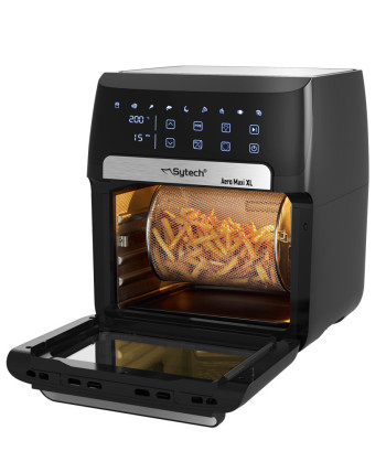 FREIDORA DE AIRE, 12 L, CONTROL TACTIL, 9 PROGRAMACIONES, 1700W (SYTECH)