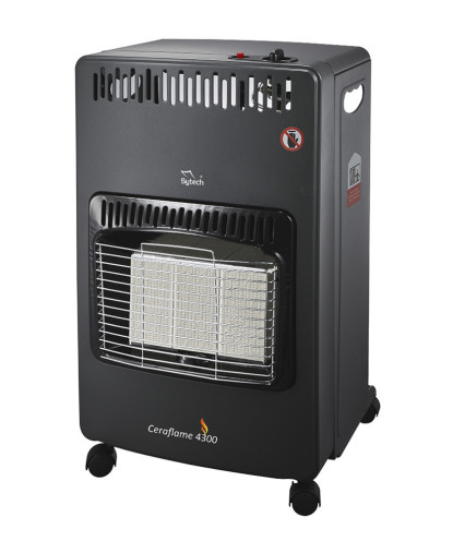 ESTUFA DE GAS CERAMICA, PLEGABLE, SISTEMA ODS, 4.2KW, ASAS, RUEDAS (SYTECH)
