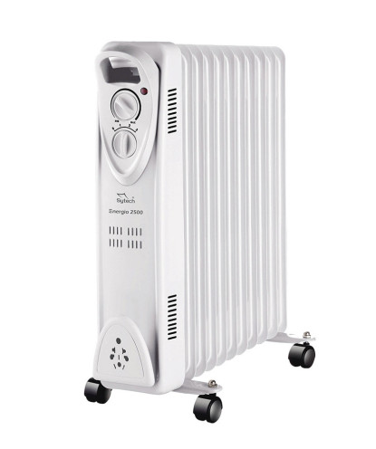 OIL HEATER, ENERGIO 2500, 11 ELEMENTS, 2500W, WHITE (SYTECH)