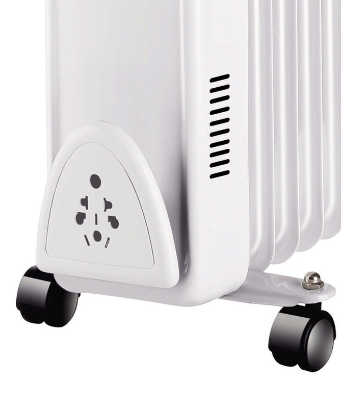 RADIADOR DE ACEITE, ENERGIO 2000, 9 ELEMENTOS, 2000W, BLANCO (SYTECH)