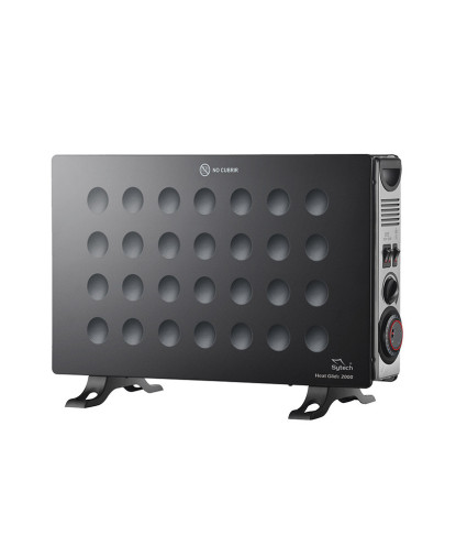 CALEFACTOR ELECTRICO CONVECTOR, TURBO, TEMPORIZADOR, 2000W, NEGRO (SYTECH)
