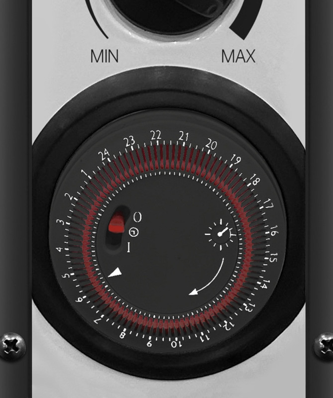 CALEFACTOR ELECTRICO CONVECTOR, TURBO, TEMPORIZADOR, 2000W, NEGRO (SYTECH)