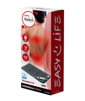 
ELECTRIC HEATING PAD XL, 100W, 9 LEVELS, AUTO SHUT-OFF, 60X35CM. (SYTECH)