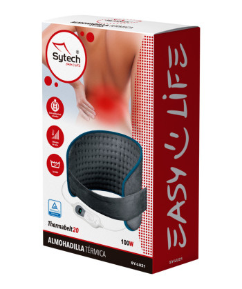 
ELECTRIC HEATING PAD, LUMBAR, 100W, 3 LEVELS, AUTO SHUT-OFF, 29X69CM. (SYTECH)