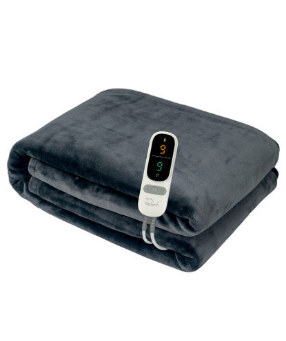 ELECTRIC HEATED BLANKET XL, 140W, 9 LEVELS, 9 TIMERS, AUTO SHUT-OFF, 180X130CM. (SYTECH)