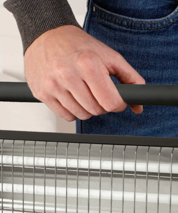 CALEFACTOR DE CUARZO, 3 TUBOS, 1200W, NEGRO (HEATZILLA)