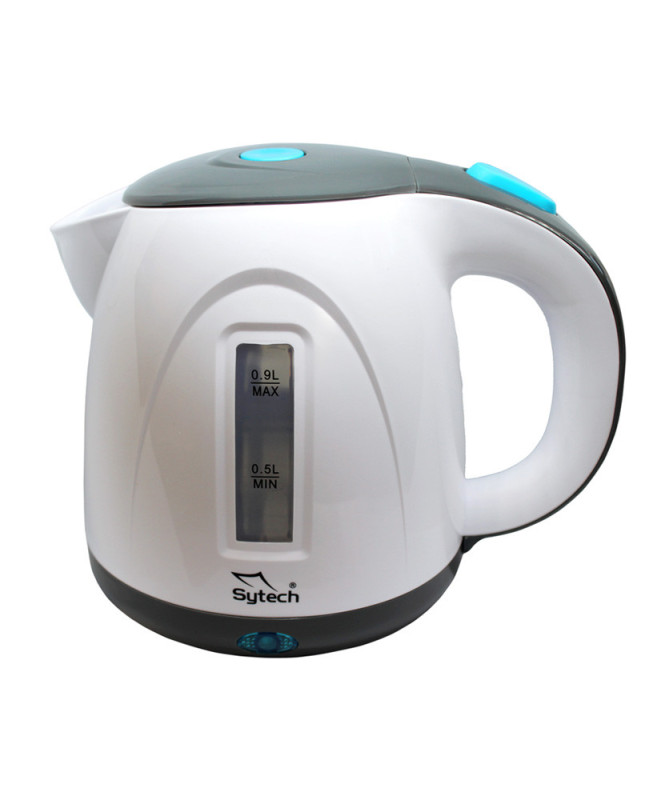 HERVIDORA SIN CABLE, 0,9 L, BASE GIRATORIA 360, BLANCO (SYTECH)