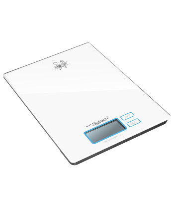 BASCULA DE COCINA DIGITAL, DISEÑO ·SLIM", 5 KG, BLANCO, (SYTECH)
