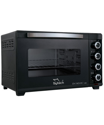 HORNO ELECTRICO, 30 LITROS, CONVECCIÓN, LUZ, 1600W., NEGRO (SYTECH)