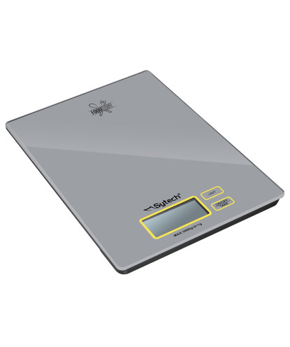 BASCULA DE COCINA DIGITAL, DISEÑO ·SLIM", 5 KG, GRIS, (SYTECH)
