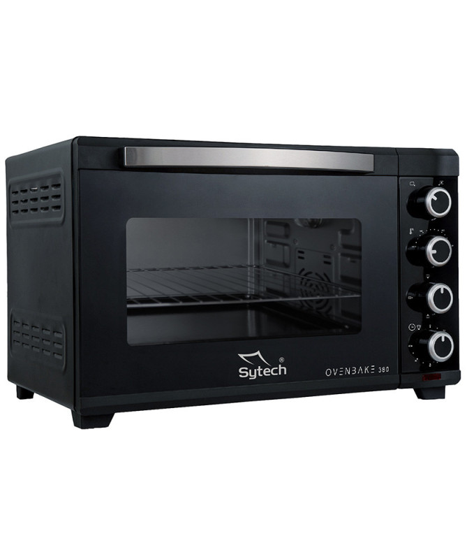 ELECTRIC OVEN, 38 LITERS, CONVECTION, LIGHT, 1600W, BLACK (SYTECH)