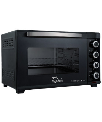ELECTRIC OVEN, 38 LITERS, CONVECTION, LIGHT, 1600W, BLACK (SYTECH)