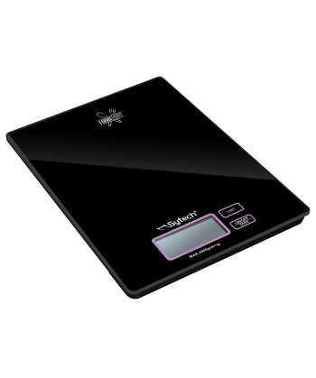 BASCULA DE COCINA DIGITAL, DISEÑO ·SLIM", 5 KG, NEGRO, (SYTECH)