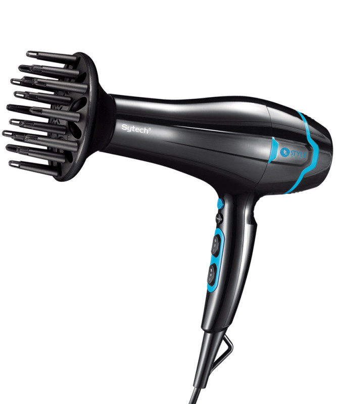 SECADOR DE PELO PROFESIONAL AC, 2400W.DIFUSOR, STYLE PRO+ (SYTECH)