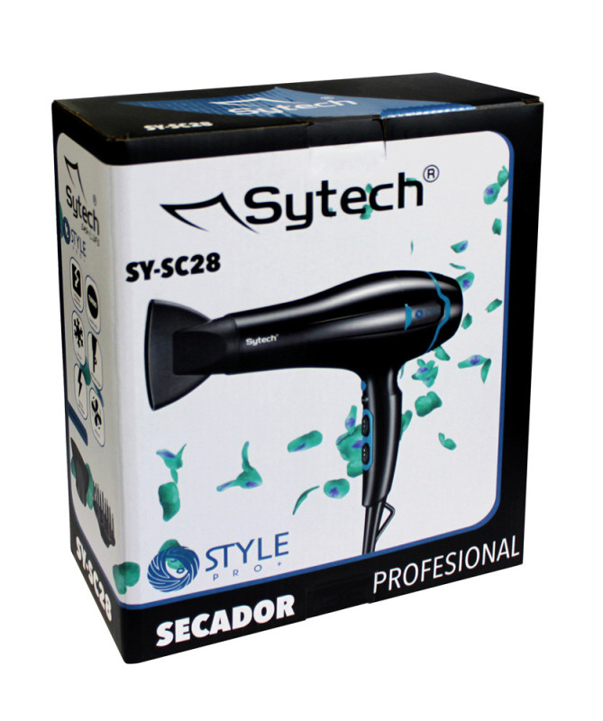 PROFESSIONAL AC HAIR DRYER, 2400W, DIFFUSER, STYLE PRO+ (SYTECH)