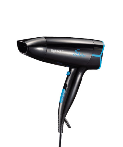 TRAVEL HAIR DRYER, 850-1700W, DUAL VOLTAGE, BELLAIR, BLUE (SYTECH)