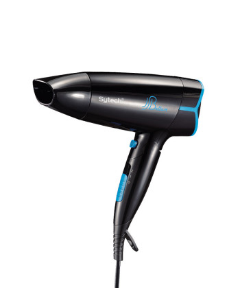 SECADOR DE PELO DE VIAJE, 850-1700W.DUAL VOLTAGE, BELLAIR, AZUL (SYTECH)