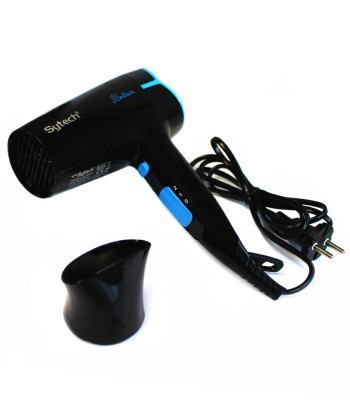 TRAVEL HAIR DRYER, 850-1700W, DUAL VOLTAGE, BELLAIR, BLUE (SYTECH)