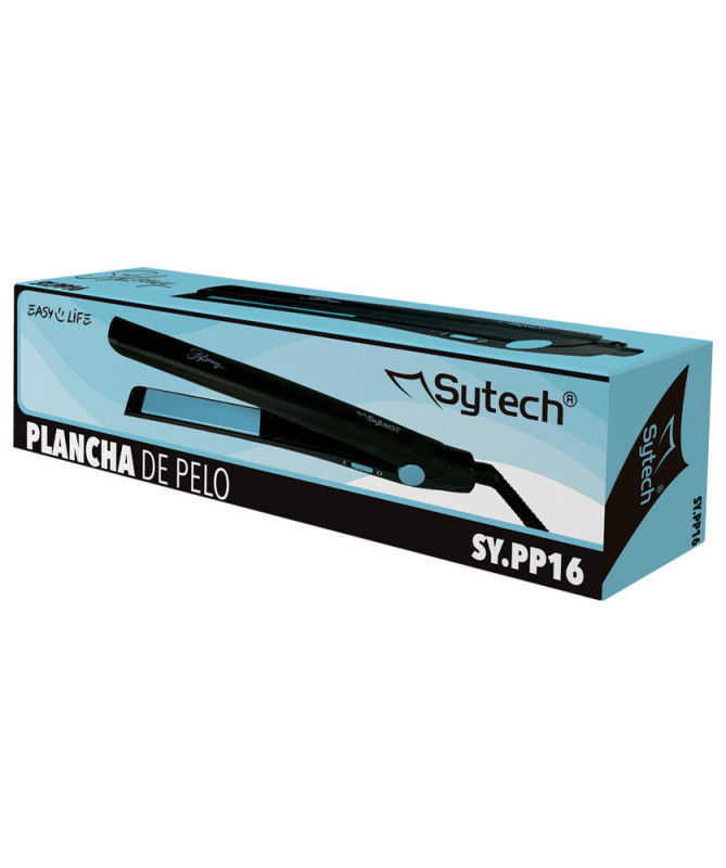 ALISADOR DE PELO, 220-230C, 30W., CAPA CERAMICA,  AZUL, (SYTECH)