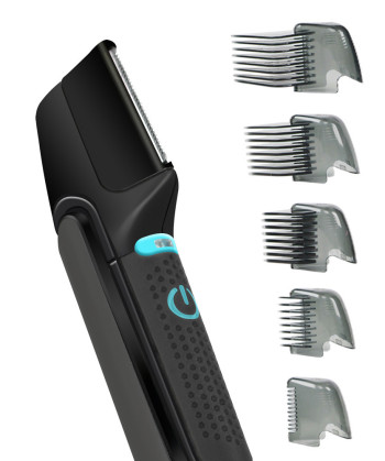 AFEITADORA CORPORAL Y KIT CORTAPELO, MICRO CORTE, 5 PEINES, (SYTECH)