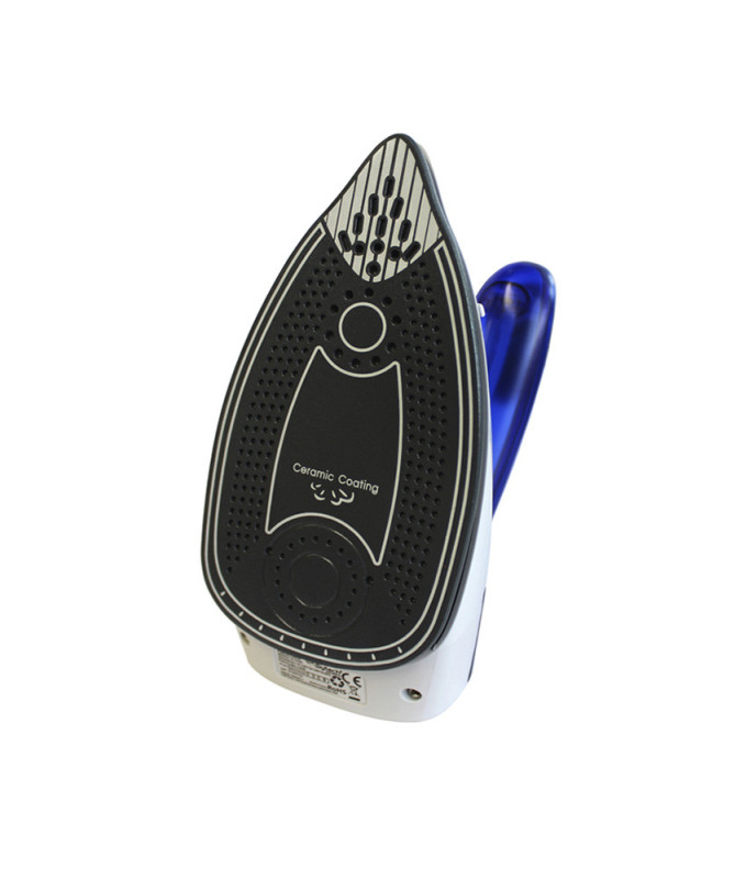 PLANCHA DE VAPOR DE VIAJE, 1100W. 110-220V., AZUL (SYTECH)