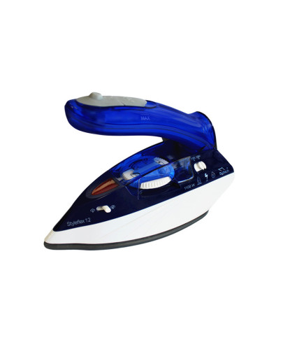 PLANCHA DE VAPOR DE VIAJE, 1100W. 110-220V., AZUL (SYTECH)