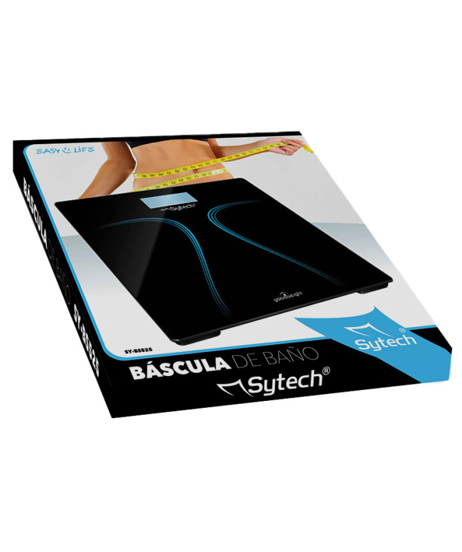DIGITAL BATHROOM SCALE, TEMPERED GLASS 6MM (SYTECH)