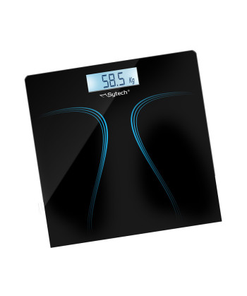 DIGITAL BATHROOM SCALE, TEMPERED GLASS 6MM (SYTECH)