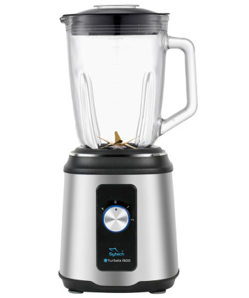 GLASS BLENDER, TITANIUM BLADES, 1500W, 1.5L, STAINLESS STEEL (SYTECH)