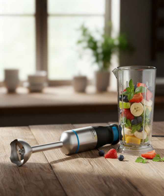 HAND BLENDER, VARIABLE SPEED, 1500W, STAINLESS STEEL, (SYTECH) HAND BLENDER, VARIABLE SPEED, 1500W, STAINLESS STEEL, (SYTECH)