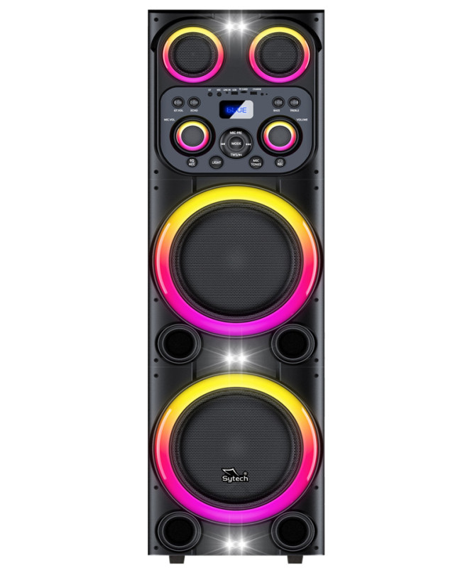 SISTEMA ACÚSTICO, 2X12" + 2X3", 120W.RMS/360W.PMPO, TWS, "BEATBLASTER-805" (SYTECH)