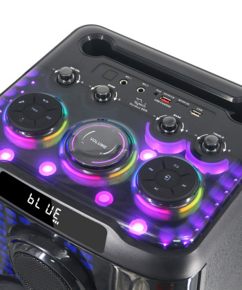 ACOUSTIC SYSTEM, 2x10", 100W RMS / 300W PMPO, RECHARGEABLE, TWS, M.I, "AURALUX 808" (SYTECH)