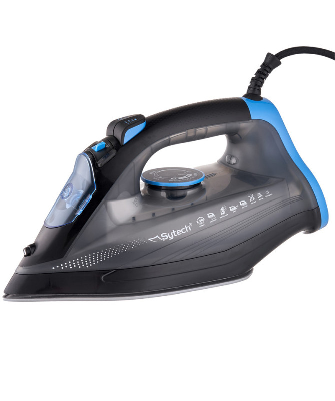 STEAM IRON, 2200W., CERAMIC SOLE, ANTICAL, ANTI-DRIP, BLUE (SYTECH)