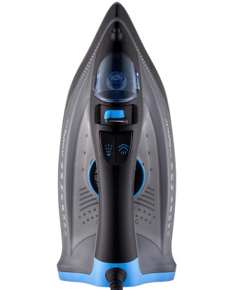 PLANCHA DE VAPOR, 2200W., SUELA CERAMICA, ANTICAL, ANTIGOTEO, AZUL (SYTECH)