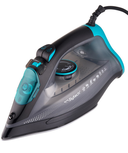 STEAM IRON, 2200W., CERAMIC SOLE, ANTICAL, ANTI-DRIP, GREEN (SYTECH)