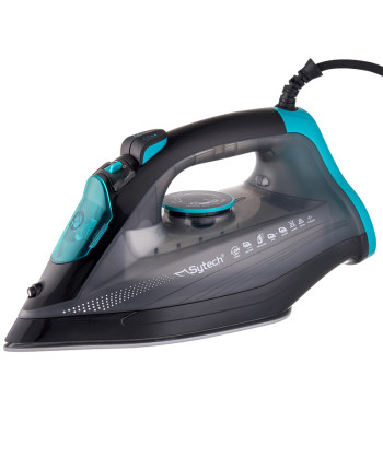 PLANCHA DE VAPOR, 2200W., SUELA CERAMICA, ANTICAL, ANTIGOTEO, VERDE (SYTECH)