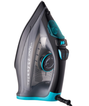 STEAM IRON, 2200W., CERAMIC SOLE, ANTICAL, ANTI-DRIP, GREEN (SYTECH)
