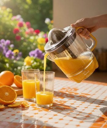 EXPRIMIDOR, 1L.,ROTACION 2 SENTIDOS, 40W., NEGRO/NARANJA (SYTECH)