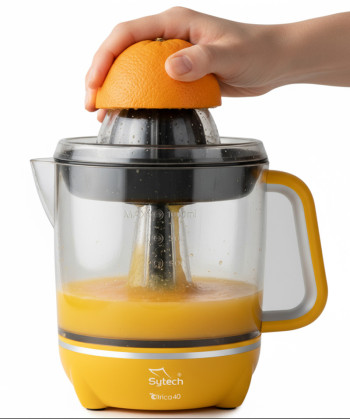 ELECTRIC JUICER, 1L, 2 WAY ROTATION, 40W, BLACK/ORANGE (SYTECH)